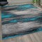 Flash Furniture Turquoise 6' x 9' Abstract Design Accent Area Rug ACD-RG1100-69-TQ-GG - alternate 1